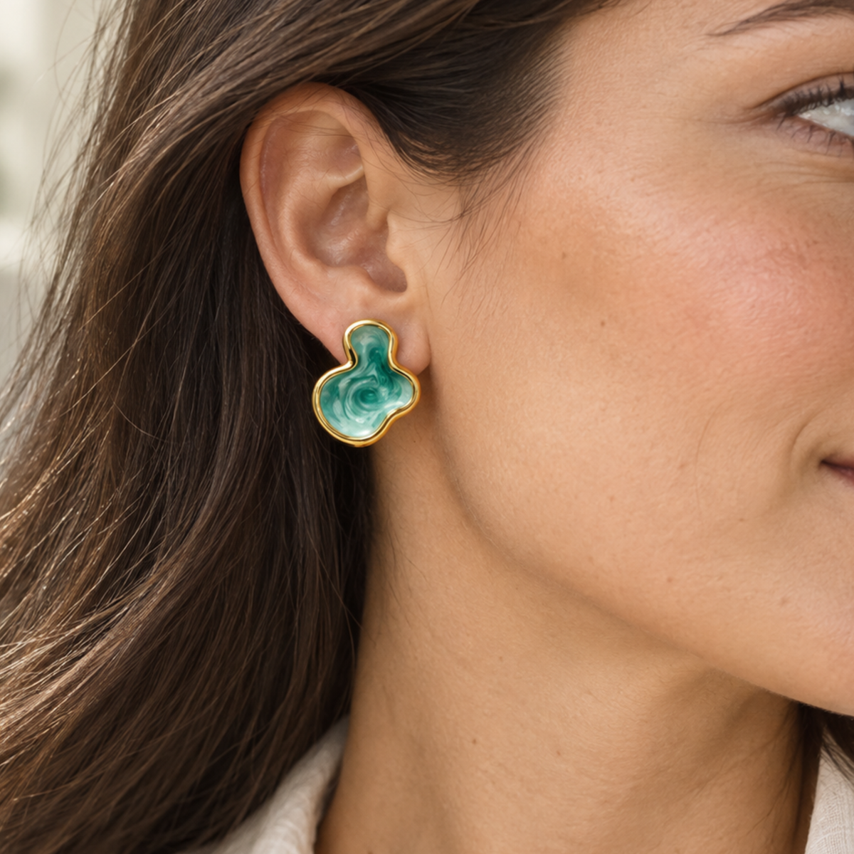 Ocean Curve Earrings