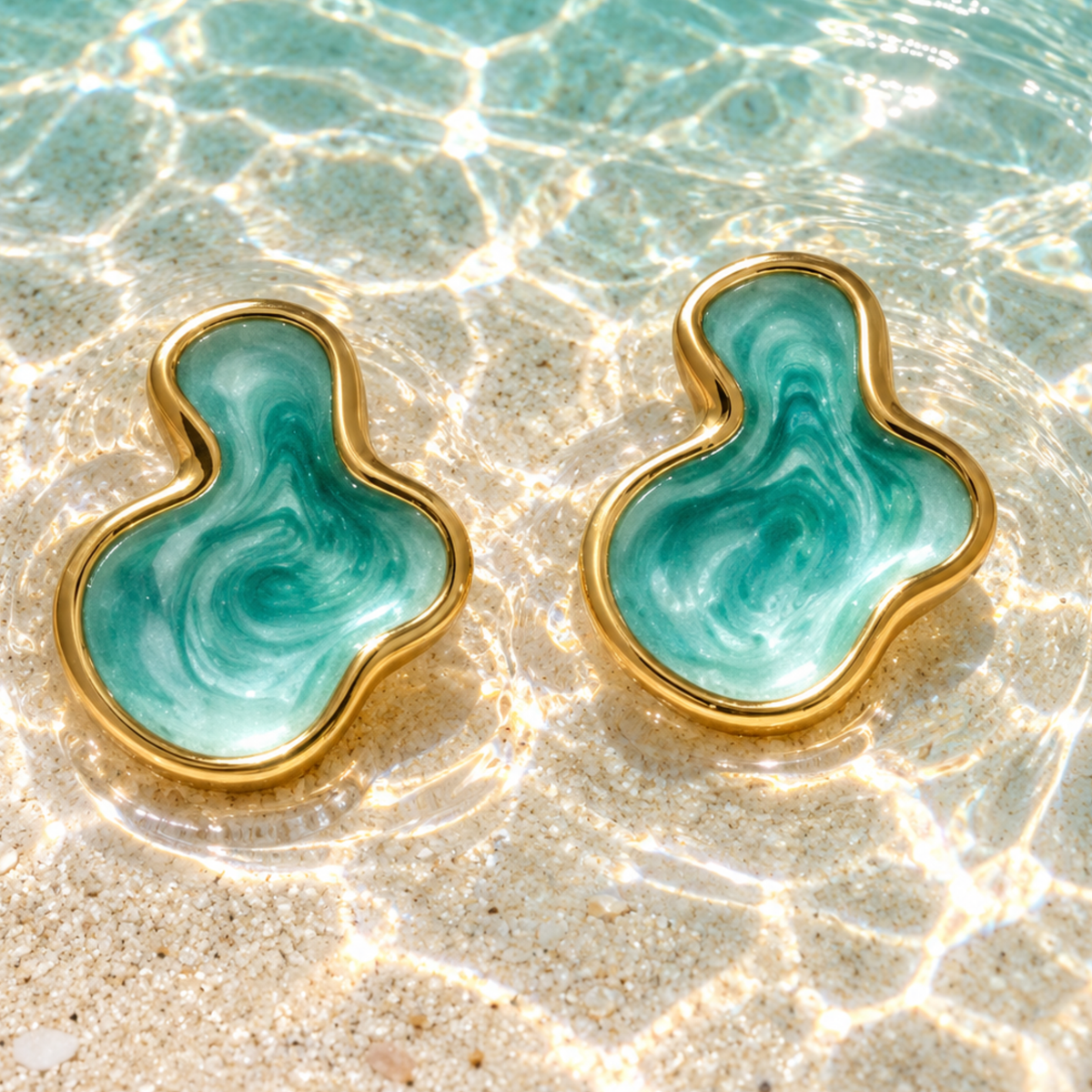 Ocean Curve Earrings